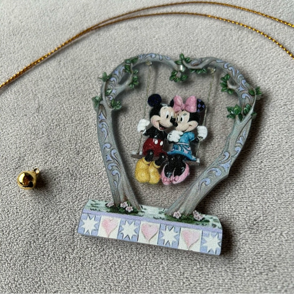 Minnie Mouse & Mickey Mouse Christmas Ornament ~ Brand New!